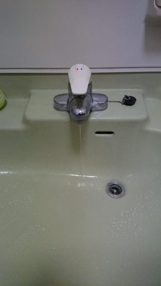 亀山市 洗面水栓取替